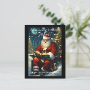 Weihnachtsbuch Zitat Weihnachtsfeiertag Postkarte
