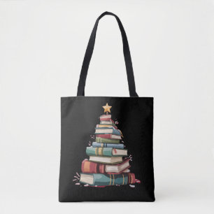 Weihnachtsbücher Baum Buchliebhaber Lehrer Bücherw