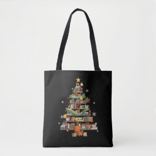 Weihnachtsbücher Baum Buchliebhaber Lehrer Bücherw