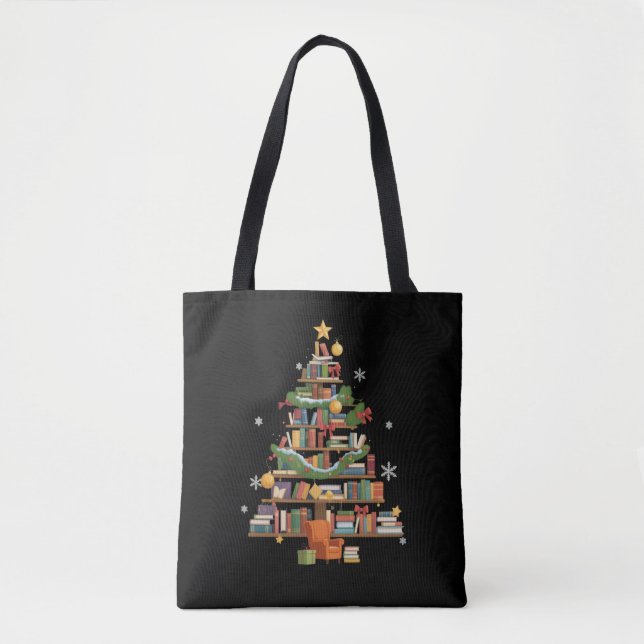 Weihnachtsbücher Baum Buchliebhaber Lehrer Bücherw (Vorderseite)