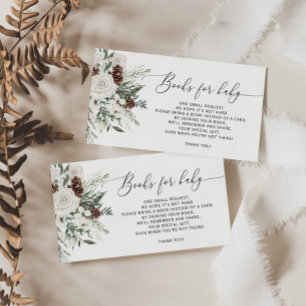 Weihnachtsbücher für das Baby Begleitkarte