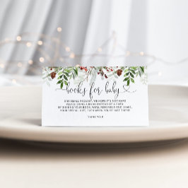 Weihnachtsbücher für das Baby Begleitkarte