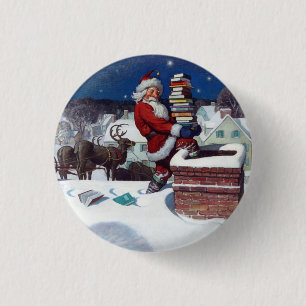 Weihnachtsbücher zu Weihnachten, Button