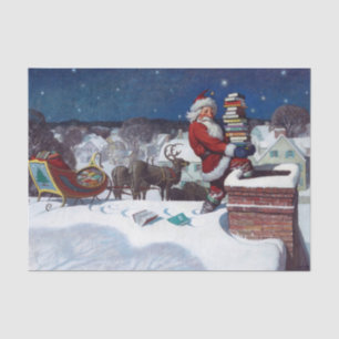 Weihnachtsbücher zu Weihnachten, Seidenpapier