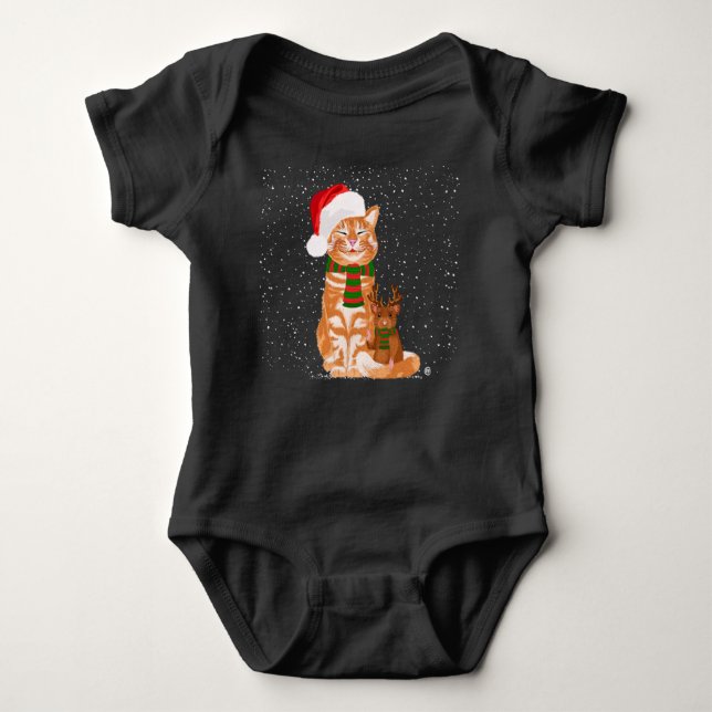 Weihnachtsbuddies Baby Strampler (Vorderseite)
