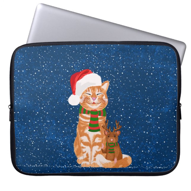 Weihnachtsbuddies Laptopschutzhülle (Vorderseite)
