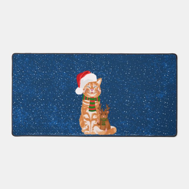 Weihnachtsbuddies Schreibtischunterlage (Vorderseite)