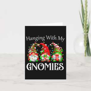 Weihnachtsbummel mit meiner Gnome Familie Pajamas Karte