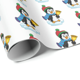 Weihnachtsbummel Papier Pinguin Geschenkpapier