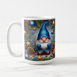 Weihnachtsbummel umgeben von festlichen Dekoration Kaffeetasse