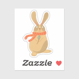 Weihnachtsbunny Aufkleber