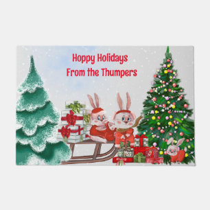 Weihnachtsbunny Family Doormat Fußmatte