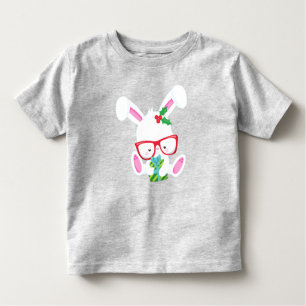 Weihnachtsbunny, Hipster Bunny, Sonnenschein mit B Kleinkind T-shirt
