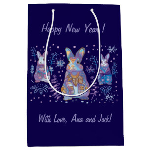 Weihnachtsbunny Mittlere Geschenktüte