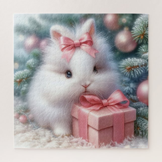 Weihnachtsbunny Puzzle (Vertikal)