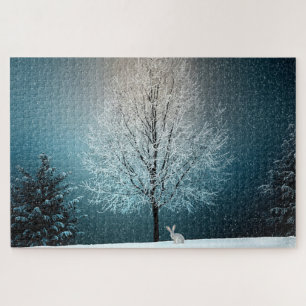 Weihnachtsbunny Puzzle