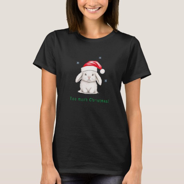 Weihnachtsbunny T - Shirt (Vorderseite)