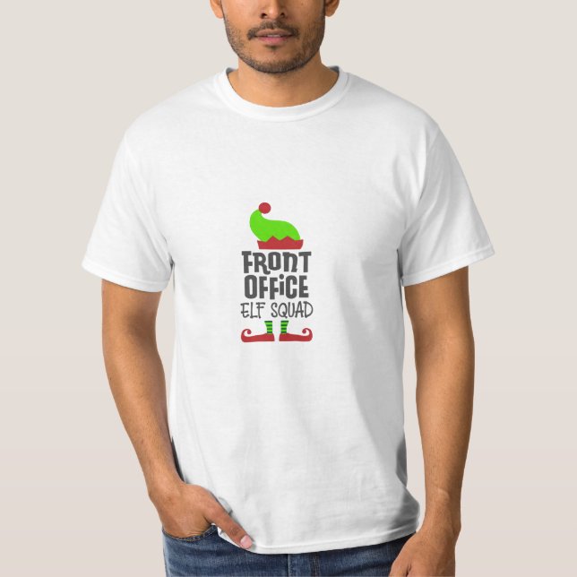 Weihnachtsbüro, Sekretär T-Shirt (Vorderseite)