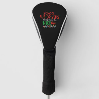 Weihnachtsbusfahrer, Schulbus Golf Headcover