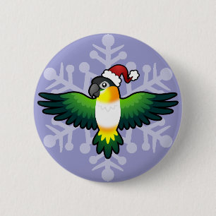 WeihnachtsCaique/-Lovebird/-Pionus/-papagei Button