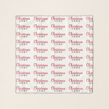 Weihnachtscamp | Weihnachtsscarf