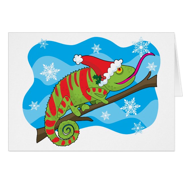 Weihnachtschamäleon (Vorderseite (Horizontal))