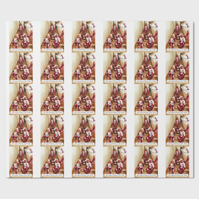 Weihnachtschaos Geschenkpapier (Flach)