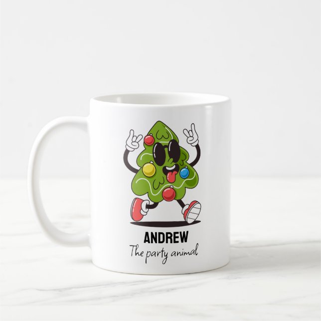 Weihnachtscharakter Individuelle Tasse (Links)