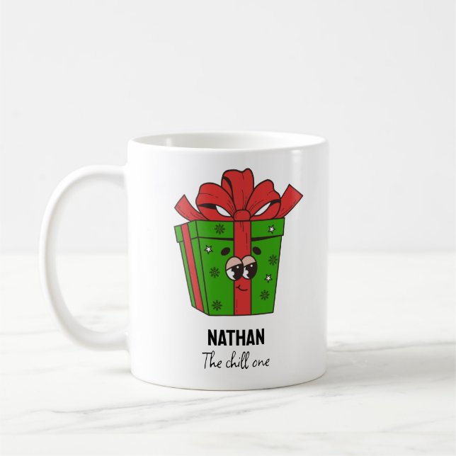 Weihnachtscharakter Individuelle Tasse (Links)