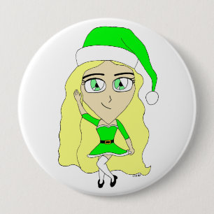 Weihnachtschibi Button