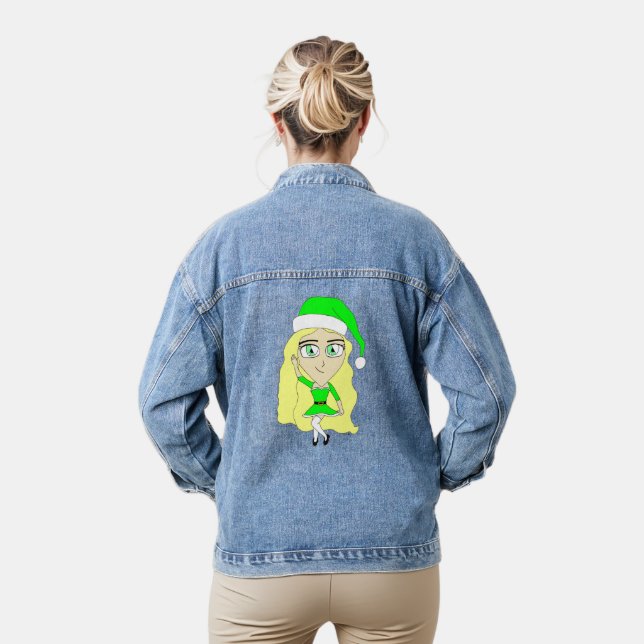 Weihnachtschibi Jeansjacke (Modell)