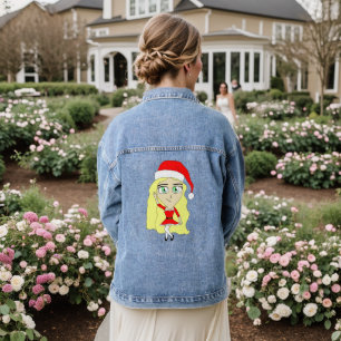 Weihnachtschibi Jeansjacke