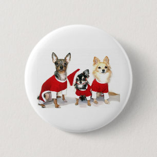 WeihnachtsChihuahua Button