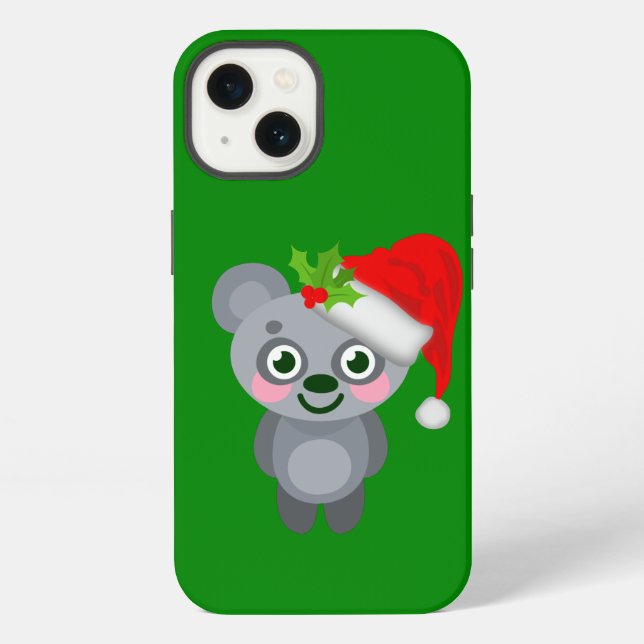 Weihnachtsclaus iPhone Hülle (Rückseite)