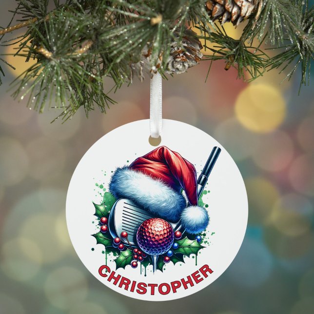 Weihnachtsclub & Ball Individuelle Name Ornament Aus Metall (Von Creator hochgeladen)