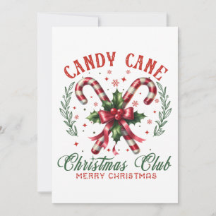 Weihnachtsclub Feiertagskarte