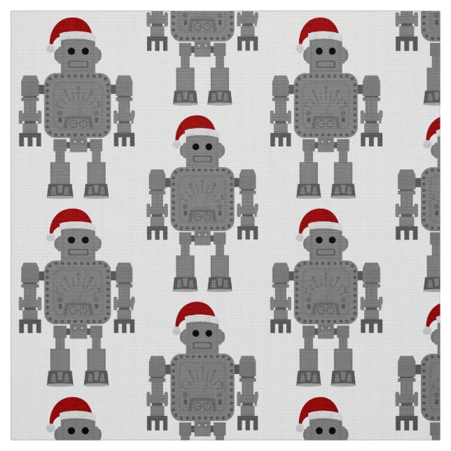 Weihnachtsclubroboter Stoff (Muster)