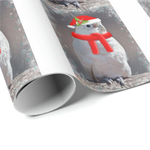 Weihnachtscockatoo-Packpapier Geschenkpapier