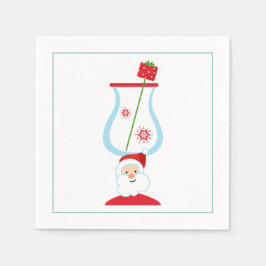 Weihnachtscocktail Napkin mit Martinool Serviette