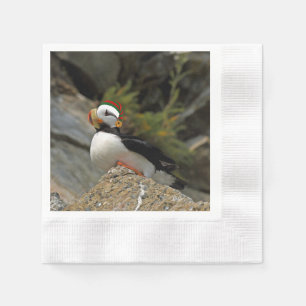 Weihnachtscocktail Napkin Puffin Serviette