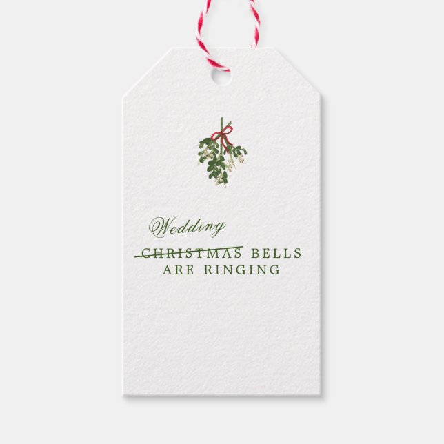 Weihnachtscocktail Napkins Geschenkanhänger (Vorderseite)