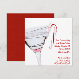 Weihnachtscocktail-Party Einladung