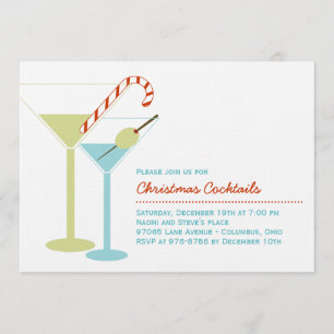 Weihnachtscocktail-Party Einladung