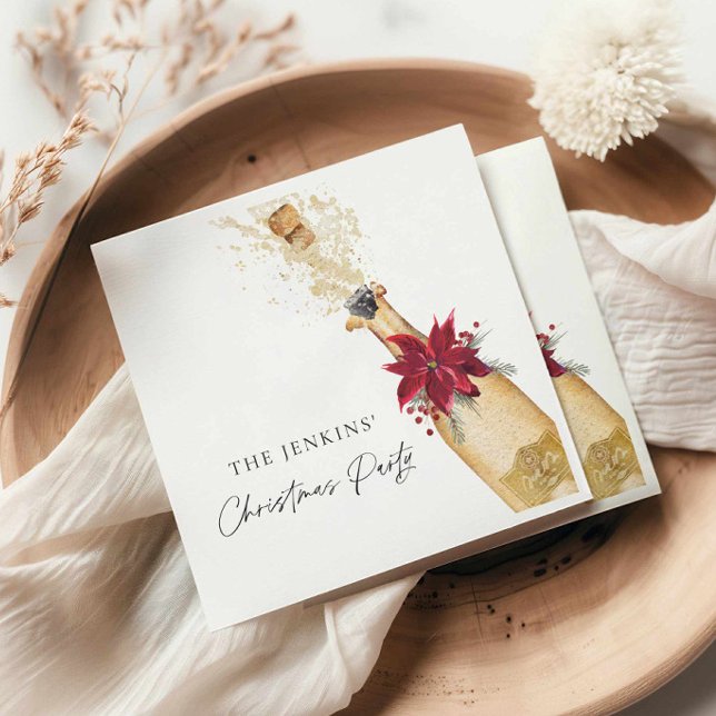 Weihnachtscocktail-Party Serviette (Christmas Cocktail Party Paper Napkins)