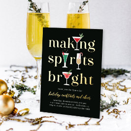 Weihnachtscocktails Feierabend Einladung