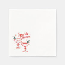 Weihnachtscocktails funkelnde Saison 