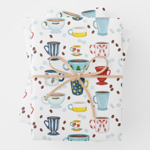 Weihnachtscoffee-Cup of Cosy Geschenkpapier Set