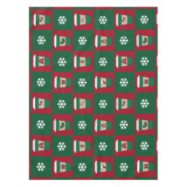 Weihnachtscoffes Schneeflocken Tischdecke