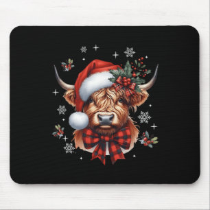 Weihnachtscoquette Hochland Kuh Niedlich Moo Cow X Mousepad