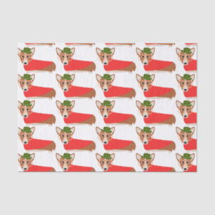 WeihnachtsCorgi Seidenpapier
